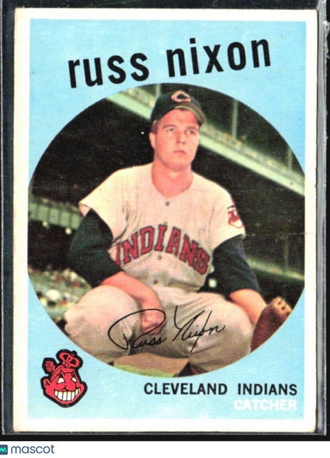 1959 Topps - #344 Russ Nixon