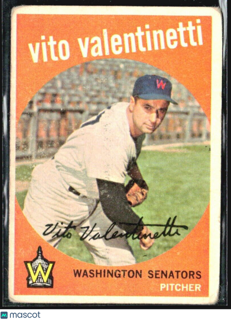 1959 Topps -  #44 Vito Valentinetti