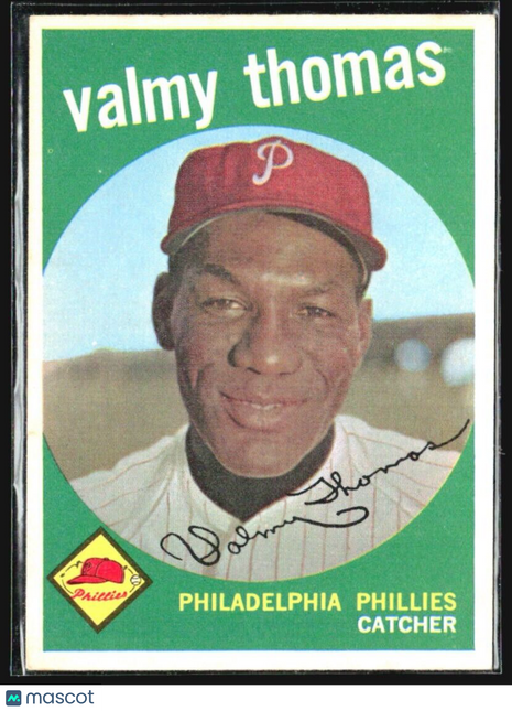 1959 Topps - Grey Back #235 Valmy Thomas