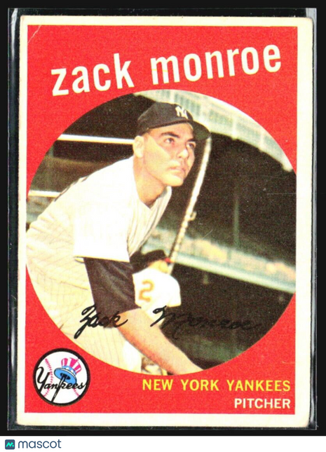 1959 Topps - #108 Zach Monroe (RC)
