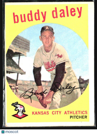 1959 Topps - grey back #263 Bud Daley
