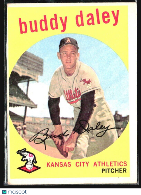 1959 Topps - grey back #263 Bud Daley