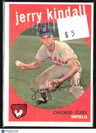 1959 Topps - grey back #274 Jerry Kindall