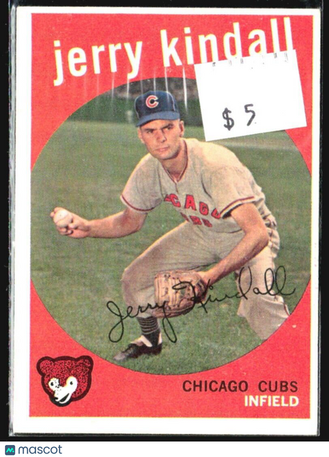 1959 Topps - grey back #274 Jerry Kindall