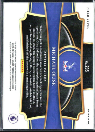 2023-24 Panini Select Premier League - Field Level #235 Michael Olise Pink Ice
