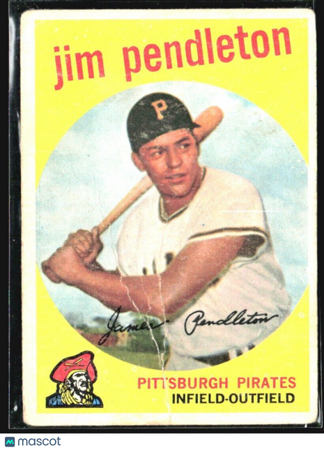 1959 Topps - #174 Jim Pendleton