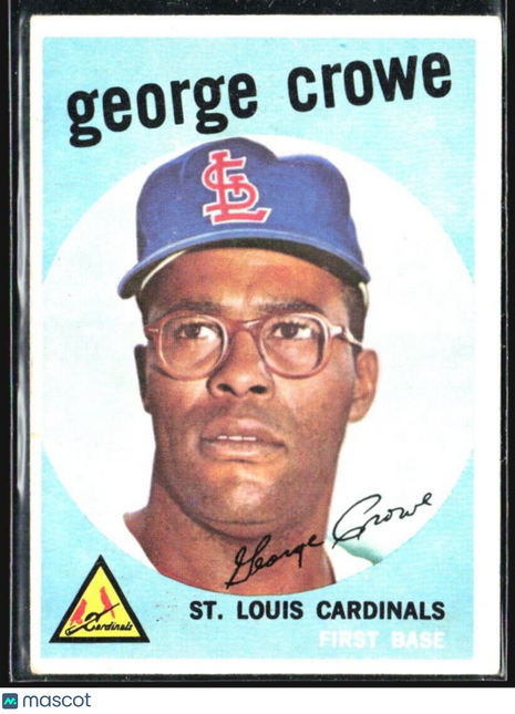 1959 Topps - #337 George Crowe