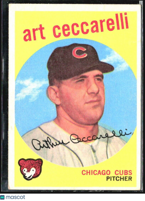 1959 Topps - grey back #226 Art Ceccarelli