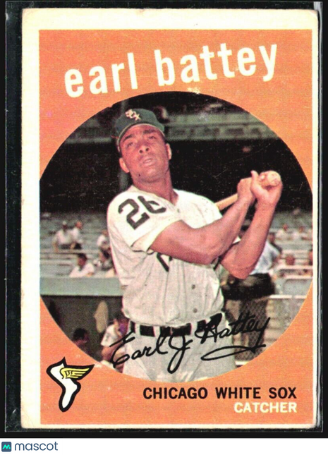 1959 Topps - #114 Earl Battey