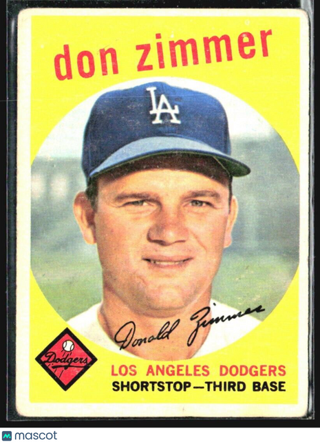 1959 Topps - #287 Don Zimmer