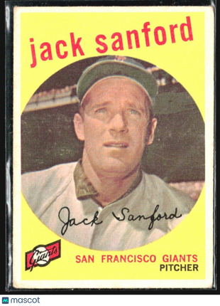 1959 Topps - grey back #275 Jack Sanford