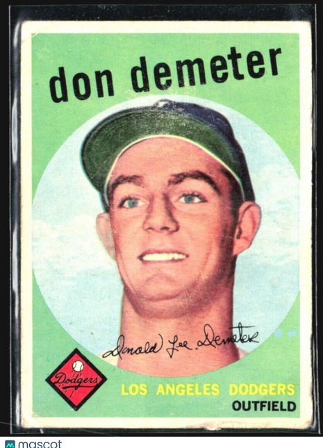 1959 Topps - #324 Don Demeter