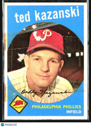 1959 Topps - #99 Ted Kazanski