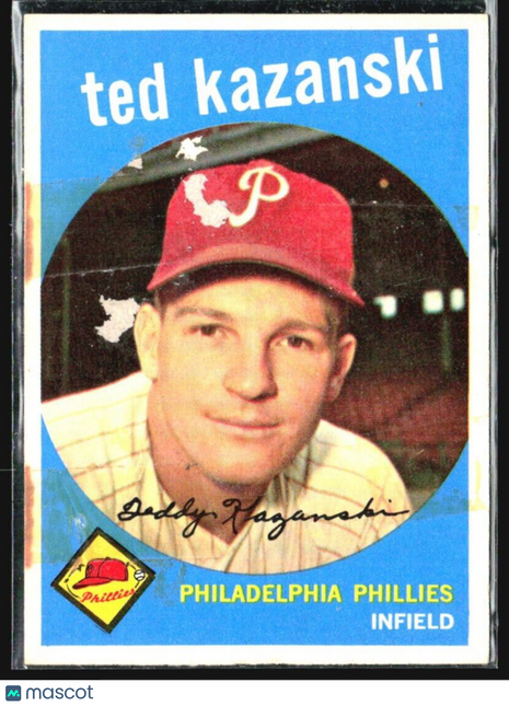 1959 Topps - #99 Ted Kazanski
