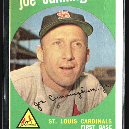 1959 Topps - White Back #285 Joe Cunningham
