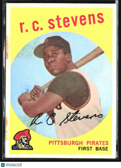 1959 Topps - grey back #282 R.C. Stevens