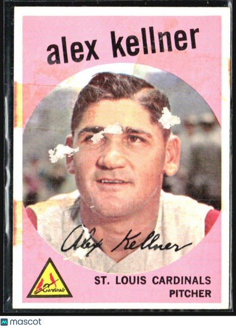 1959 Topps - #101 Alex Kellner