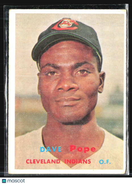 1957 Topps - #249 Dave Pope