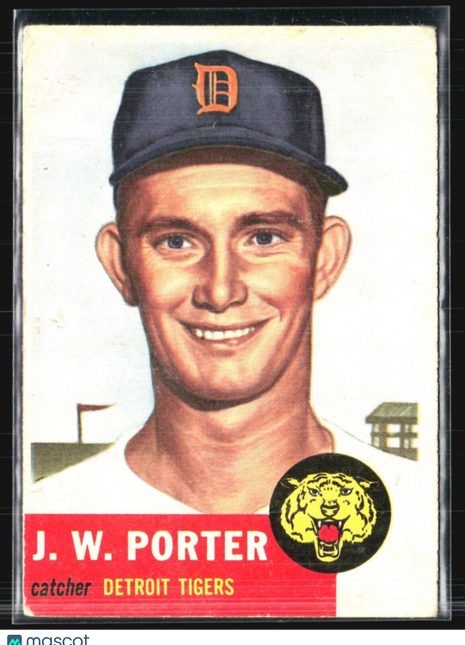 1953 Topps - #211 J.W. Porter (RC)