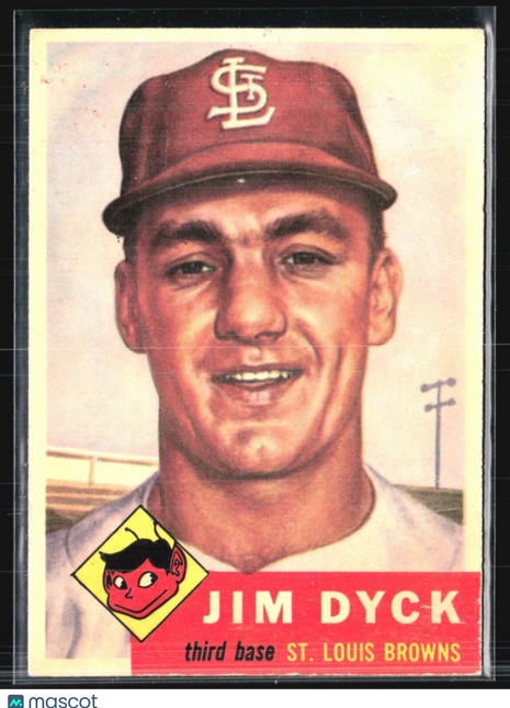 1953 Topps - #177 Jim Dyck (RC)