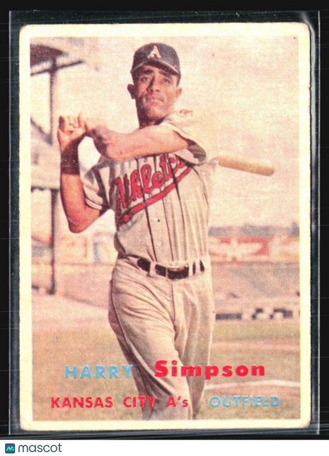 1957 Topps - #225 Harry Simpson