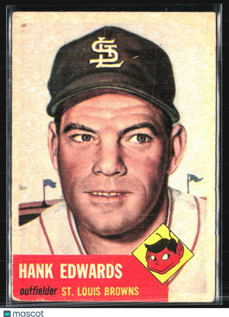 1953 Topps - #90 Hank Edwards