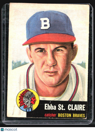 1953 Topps - #91 Ebba St. Claire