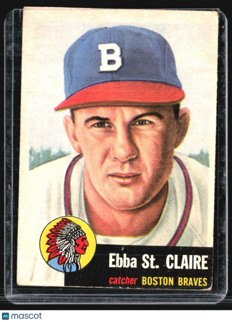 1953 Topps - #91 Ebba St. Claire