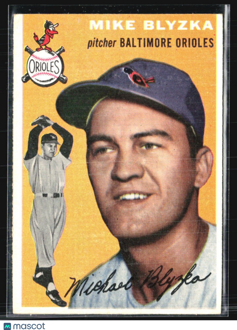 1954 Topps - #152 Mike Blyzka (RC)