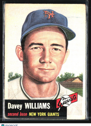 1953 Topps Davey Williams #120