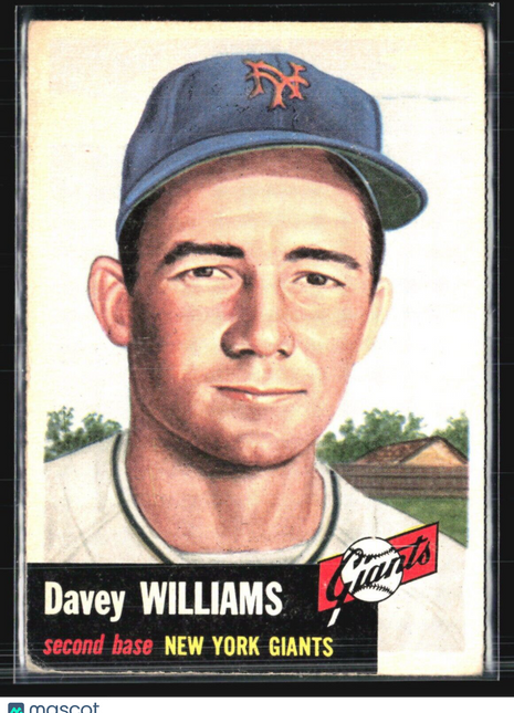 1953 Topps Davey Williams #120