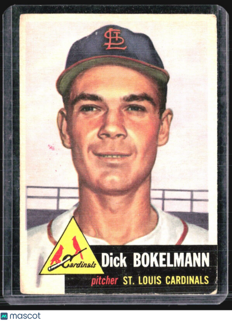 1953 Topps - #204 Dick Bokelmann (RC)