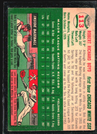 1954 Topps - #113 Bob Boyd