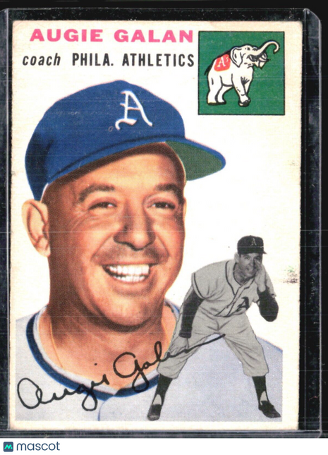 1954 Topps - #233 Augie Galan