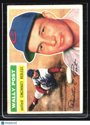 1956 Topps - Gray Back #158 Wally Post