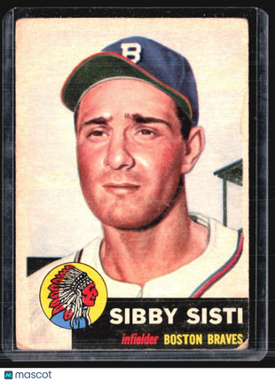 1953 Topps -  #124 Sibby Sisti