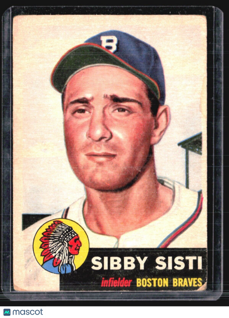 1953 Topps -  #124 Sibby Sisti