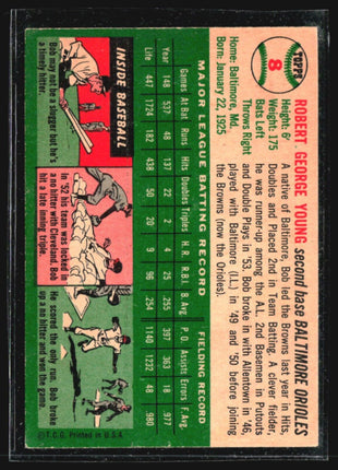 1954 Topps - #8 Bobby Young