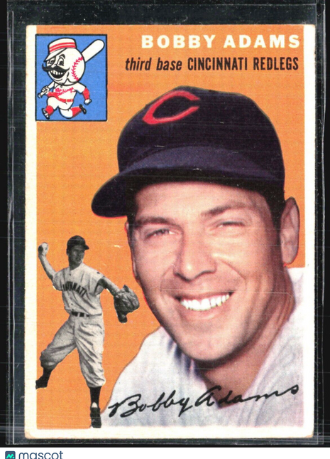 1954 Topps - #123 Bobby Adams
