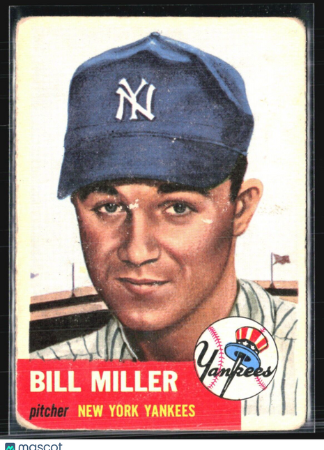 1953 Topps - #100 Bill Miller