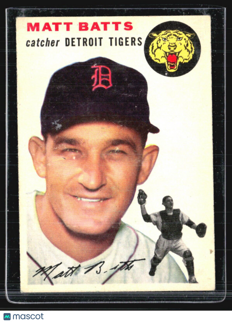 1954 Topps - #88 Matt Batts
