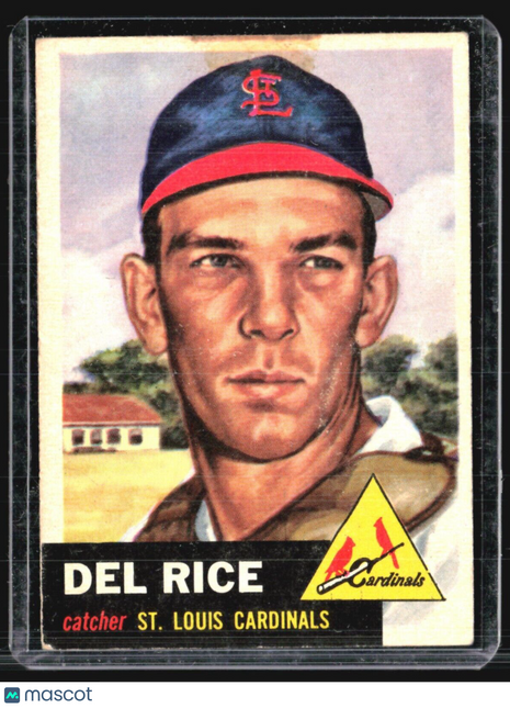 1953 Topps - #68 Del Rice