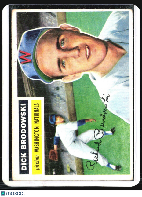 1956 Topps - Gray Back #157 Dick Brodowski