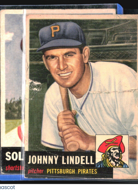 1953 Topps - High # #230 Johnny Lindell