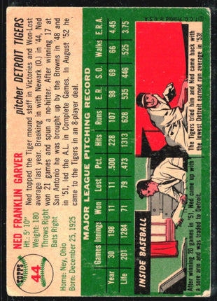 1954 Topps - #44 Ned Garver
