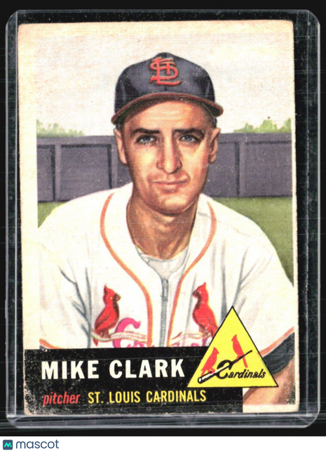 1953 Topps - #193 Mike Clark (RC)
