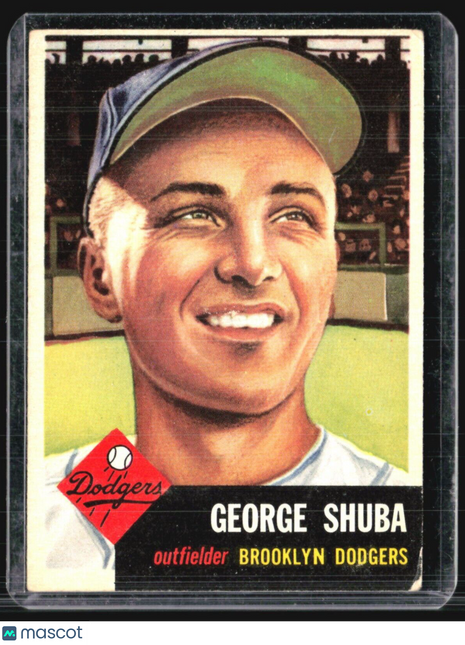 1953 Topps - #34 George Shuba