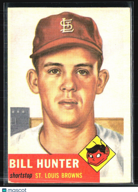 1953 Topps - #166 Billy Hunter (RC)