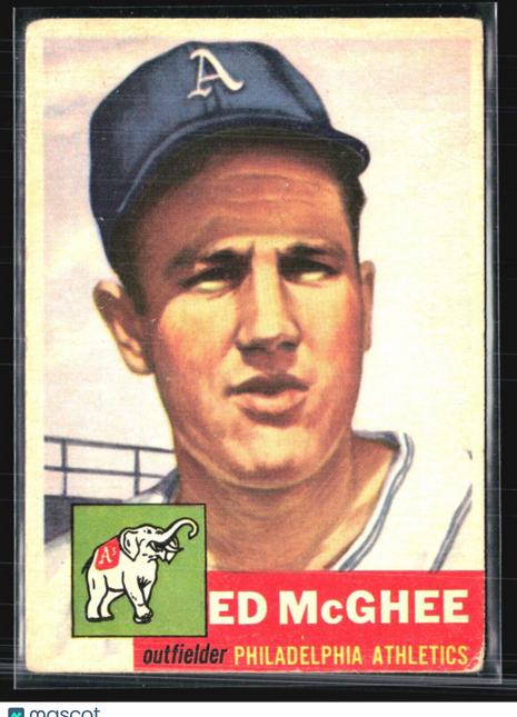 1953 Topps - #195 Ed McGhee (RC)