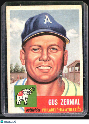 1953 Topps - #42 Gus Zernial